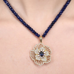Chaitra Zircon Pendant Set