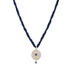 Ujjwal Tresa Zircon Pendant Set