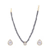 Ujjwal Mohini Zircon Pendant Set
