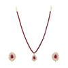 Ujjwal Zircon Rupa Pendant Set