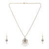 22k Gold Plated Amolya Hemalika Pendant Set