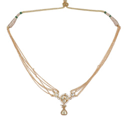 22k Gold Plated Amolya Aneesha Necklace Set