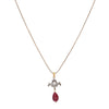 22k Gold Plated Amolya Kanira Pendant Set