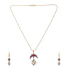 22k Gold Plated Amolya Dhanika Pendant Set