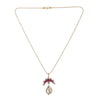 22k Gold Plated Amolya Dhanika Pendant Set