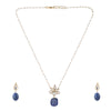 22k Gold Plated Amolya Neelira Pendant Set