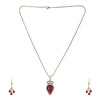 22k Gold Plated Amolya Ishira Pendant Set