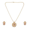 22k Gold Plated Amolya Kusumita Pendant Set
