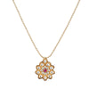 22k Gold Plated Amolya Kusumita Pendant Set