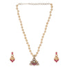 22k Gold Plated Amolya Ratna Pendant Set