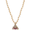 22k Gold Plated Amolya Ratna Pendant Set