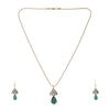 22k Gold Plated Amolya Pranika Pendant Set