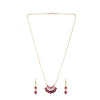 22k Gold Plated Amolya Arunika Pendant Set