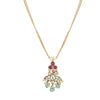 22k Gold Plated Amolya Jhumira Pendant Set