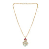 22k Gold Plated Amolya Jhumira Pendant Set