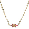 22k Gold Plated Amolya Charvi Pendant Set