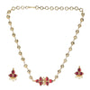 22k Gold Plated Amolya Charvi Pendant Set