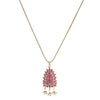 22k Gold Plated Amolya Shubhra Pendant Set