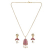 22k Gold Plated Amolya Shubhra Pendant Set