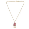 22k Gold Plated Amolya Shubhra Pendant Set