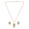 22k Gold Plated Amolya Sunehri Pendant Set