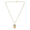 22k Gold Plated Amolya Sunehri Pendant Set