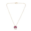22k Gold Plated Amolya Padmika Pendant Set
