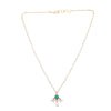 Sparsh 22k Gold Plated Green Onyx Pendant