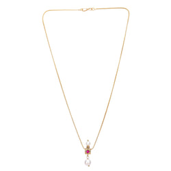 22k Gold Plated Jasmine Pendant