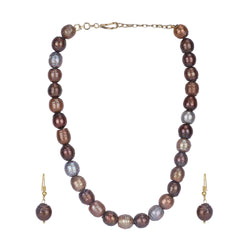 22k Gold Plated Amolya Mridvika Necklace Set