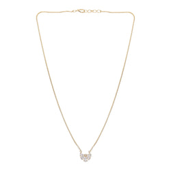 Sparsh 22k Gold Plated Zircon Pendant