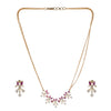 22k Gold Plated Amolya Vanya Pendant Set