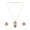 22k Gold Plated Amolya Rajnidhi Pendant Set