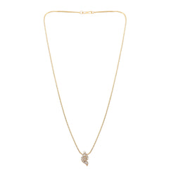 Sparsh 22k Gold Plated Zircon Exclusives Pendant