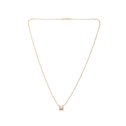 Sparsh 22k Gold Plated Zircon Pendant