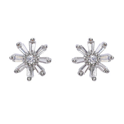 Sparsh 22k Gold Plated Zircon Ear Studs & Drops