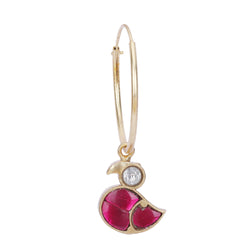 Sparsh 22k Gold Plated Hoops