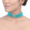GULUBAND Zulekha ZIRCON  choker set