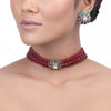 GULUBAND Yagasri polki choker set
