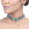 GULUBAND Nalina POLKI CHOKER SET