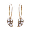 Sparsh 22k Gold Plated Hoops