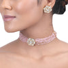 GULUBAND Zita choker POLKI set