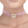 GULUBAND Zita choker POLKI set