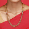 Swarnam - Gold Strings Vshna Necklace Set