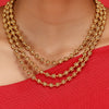 Swarnam - Gold Strings Aishwarya Necklace Set