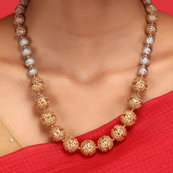 Swarnam - Gold /Silverstrings Trisha Necklace Set