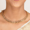 22k Gold Plated Kanaka Anvika Necklace Set