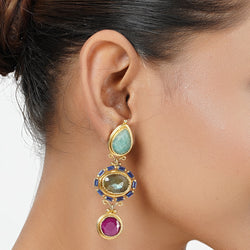 22k Gold Plated Varsha Agrima Earrings