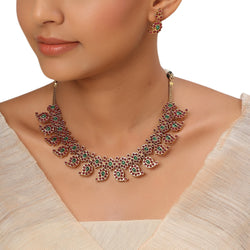 22k Gold Plated Kanchan Haripriya Necklace Set