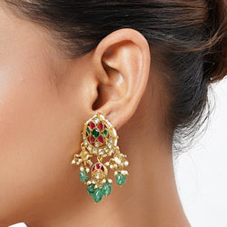 22k Gold Plated Varsha Ahilya Earrings